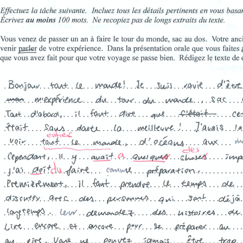 Eassy correction 1 Essay correction