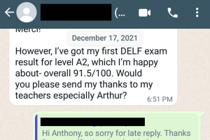 Pass DELF A2 3 Student pass DELF A2