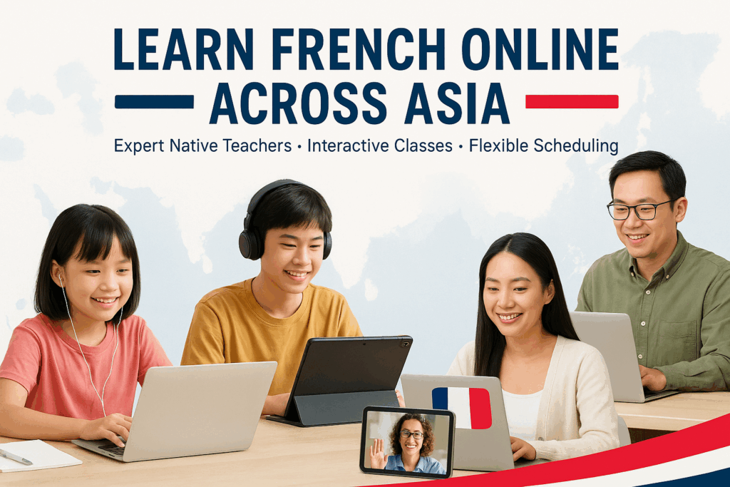 Learn French Online Across Asia define